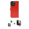 MARSİLYAN™- iPhone 16 Pro Max Kılıf Siluet Işık Serisi - Siyah 3D Antistatik Mat Seramik Nano Ekran Koruyucu + Raze Metal Kamera Lens - SH