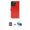 MARSİLYAN™- iPhone 16 Pro Max Kılıf Siluet Işık Serisi - Siyah 3D Antistatik Seramik Nano Ekran Koruyucu + PVD Metal Kamera Lens - SH