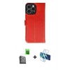 MARSİLYAN™- iPhone 16 Pro Max Kılıf Siluet Işık Serisi - Siyah 3D Antistatik Seramik Nano Ekran Koruyucu + Raze Metal Kamera Lens - SH