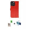 MARSİLYAN™- iPhone 16 Pro Max Kılıf Siluet Işık Serisi - Siyah 3D Antistatik Seramik Nano Ekran Koruyucu + Raze Metal Kamera Lens - NLGY