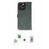 MARSİLYAN™- iPhone 16 Pro Max Kılıf Siluet Işık Serisi - Siyah Bilvis 3D Cam Ekran Koruyucu + Raze Metal Kamera Lens - BZ
