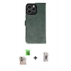MARSİLYAN™- iPhone 16 Pro Max Kılıf Siluet Işık Serisi - Siyah Bilvis 3D Cam Ekran Koruyucu + Raze Metal Kamera Lens - NLGY