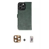 MARSİLYAN™- iPhone 16 Pro Max Kılıf Siluet Işık Serisi - Siyah Bilvis 3D Cam Ekran Koruyucu + Pers Alüminyum Kamera Lens - CLTM