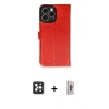 MARSİLYAN™- iPhone 16 Pro Max Kılıf Siluet Işık Serisi - Siyah Bilvis 3D Cam Ekran Koruyucu + PVD Metal Kamera Lens - SH