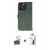 MARSİLYAN™- iPhone 16 Pro Max Kılıf Siluet Işık Serisi - Siyah Bilvis 3X AR Hayalet Cam Ekran Koruyucu + Bilvis Titan Kamera Lens - GS