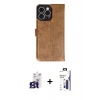 MARSİLYAN™- iPhone 16 Pro Max Kılıf Siluet Işık Serisi - Siyah Bilvis 3X AR Hayalet Cam Ekran Koruyucu + Bilvis Titan Kamera Lens - TMGI