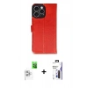 MARSİLYAN™- iPhone 16 Pro Max Kılıf Siluet Işık Serisi - Siyah Bilvis 3X AR Hayalet Cam Ekran Koruyucu + Raze Metal Kamera Lens - BZ