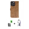 MARSİLYAN™- iPhone 16 Pro Max Kılıf Siluet Işık Serisi - Siyah Bilvis 3X AR Hayalet Cam Ekran Koruyucu + Raze Metal Kamera Lens - SH