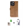 MARSİLYAN™- iPhone 16 Pro Max Kılıf Siluet Işık Serisi - Siyah Bilvis 3X AR Hayalet Cam Ekran Koruyucu + Raze Metal Kamera Lens - NLGY