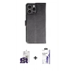 MARSİLYAN™- iPhone 16 Pro Max Kılıf Siluet Işık Serisi - Siyah Bilvis 3X AR HD Cam Ekran Koruyucu + Bilvis Titan Kamera Lens - GS
