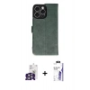MARSİLYAN™- iPhone 16 Pro Max Kılıf Siluet Işık Serisi - Siyah Bilvis 3X AR HD Cam Ekran Koruyucu + Bilvis Titan Kamera Lens - GS