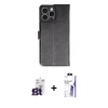 MARSİLYAN™- iPhone 16 Pro Max Kılıf Siluet Işık Serisi - Siyah Bilvis 3X AR HD Cam Ekran Koruyucu + Bilvis Titan Kamera Lens - TMGI