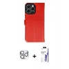 MARSİLYAN™- iPhone 16 Pro Max Kılıf Siluet Işık Serisi - Siyah Bilvis 3X AR HD Cam Ekran Koruyucu + Pers Alüminyum Kamera Lens - GS
