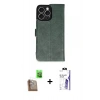MARSİLYAN™- iPhone 16 Pro Max Kılıf Siluet Işık Serisi - Siyah Bilvis 3X AR HD Cam Ekran Koruyucu + Raze Metal Kamera Lens - CLTM