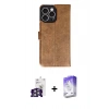 MARSİLYAN™- iPhone 16 Pro Max Kılıf Siluet Işık Serisi - Siyah Bilvis 5in1 3D Magic Cam Ekran Koruyucu + Bilvis Titan Kamera Lens - GS