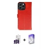 MARSİLYAN™- iPhone 16 Pro Max Kılıf Siluet Işık Serisi - Siyah Bilvis 5in1 3D Magic Cam Ekran Koruyucu + Bilvis Titan Kamera Lens - GS