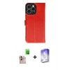 MARSİLYAN™- iPhone 16 Pro Max Kılıf Siluet Işık Serisi - Siyah Bilvis 5in1 3D Magic Cam Ekran Koruyucu + Raze Metal Kamera Lens - NLGY