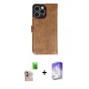 MARSİLYAN™- iPhone 16 Pro Max Kılıf Siluet Işık Serisi - Siyah Bilvis 5in1 3D Magic Cam Ekran Koruyucu + Raze Metal Kamera Lens - NLGY