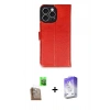 MARSİLYAN™- iPhone 16 Pro Max Kılıf Siluet Işık Serisi - Siyah Bilvis 5in1 3D Magic Cam Ekran Koruyucu + Raze Metal Kamera Lens - CLTM