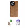 MARSİLYAN™- iPhone 16 Pro Max Kılıf Siluet Işık Serisi - Siyah Bilvis 5in1 3D Magic Cam Ekran Koruyucu + Raze Metal Kamera Lens - CLTM