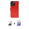 MARSİLYAN™- iPhone 16 Pro Max Kılıf Siluet Işık Serisi - Siyah Bilvis 5in1 5D Magic Hayalet Cam Ekran Koruyucu + Bilvis Titan Kamera Lens - TMGI