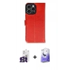 MARSİLYAN™- iPhone 16 Pro Max Kılıf Siluet Işık Serisi - Siyah Bilvis 5in1 5D Magic Hayalet Cam Ekran Koruyucu + Bilvis Titan Kamera Lens - GS