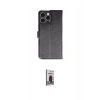 MARSİLYAN™- iPhone 16 Pro Max Kılıf Siluet Işık Serisi - Siyah Bilvis Hayalet Cam Ekran Koruyucu
