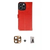 MARSİLYAN™- iPhone 16 Pro Max Kılıf Siluet Işık Serisi - Siyah Bilvis Hayalet Cam Ekran Koruyucu + Pers Alüminyum Kamera Lens - CLTM