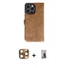 MARSİLYAN™- iPhone 16 Pro Max Kılıf Siluet Işık Serisi - Siyah Bilvis Hayalet Cam Ekran Koruyucu + Pers Alüminyum Kamera Lens - CLTM