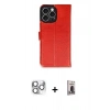 MARSİLYAN™- iPhone 16 Pro Max Kılıf Siluet Işık Serisi - Siyah Bilvis Hayalet Cam Ekran Koruyucu + Pers Alüminyum Kamera Lens - GS
