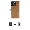 MARSİLYAN™- iPhone 16 Pro Max Kılıf Siluet Işık Serisi - Siyah Bilvis Hayalet Cam Ekran Koruyucu + PVD Metal Kamera Lens - SH