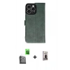 MARSİLYAN™- iPhone 16 Pro Max Kılıf Siluet Işık Serisi - Siyah Bilvis Hayalet Cam Ekran Koruyucu + Raze Metal Kamera Lens - SH