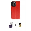 MARSİLYAN™- iPhone 16 Pro Max Kılıf Siluet Işık Serisi - Siyah Buffer Cam Ekran Koruyucu + Bilvis Titan Kamera Lens - GS