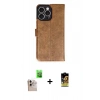MARSİLYAN™- iPhone 16 Pro Max Kılıf Siluet Işık Serisi - Siyah Buffer Cam Ekran Koruyucu + Raze Metal Kamera Lens - NLGY