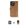 MARSİLYAN™- iPhone 16 Pro Max Kılıf Siluet Işık Serisi - Siyah Buffer Cam Ekran Koruyucu + PVD Metal Kamera Lens - SH