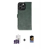 MARSİLYAN™- iPhone 16 Pro Max Kılıf Siluet Işık Serisi - Siyah Buffer Hayalet Cam Ekran Koruyucu + Bilvis Titan Kamera Lens - GS