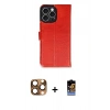 MARSİLYAN™- iPhone 16 Pro Max Kılıf Siluet Işık Serisi - Siyah Buffer Hayalet Cam Ekran Koruyucu + Pers Alüminyum Kamera Lens - CLTM