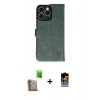 MARSİLYAN™- iPhone 16 Pro Max Kılıf Siluet Işık Serisi - Siyah Buffer Hayalet Cam Ekran Koruyucu + Raze Metal Kamera Lens - CLTM