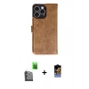 MARSİLYAN™- iPhone 16 Pro Max Kılıf Siluet Işık Serisi - Siyah Buffer Hayalet Cam Ekran Koruyucu + Raze Metal Kamera Lens - SH