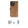 MARSİLYAN™- iPhone 16 Pro Max Kılıf Siluet Işık Serisi - Siyah Joko Magic 5D Cam + Pers Alüminyum Kamera Lens - GS