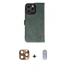 MARSİLYAN™- iPhone 16 Pro Max Kılıf Siluet Işık Serisi - Siyah Joko Magic 5D Cam + Pers Alüminyum Kamera Lens - CLTM