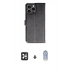 MARSİLYAN™- iPhone 16 Pro Max Kılıf Siluet Işık Serisi - Siyah Joko Magic 5D Cam + PVD Metal Kamera Lens - SH