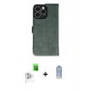 MARSİLYAN™- iPhone 16 Pro Max Kılıf Siluet Işık Serisi - Siyah Joko Magic 5D Cam + Raze Metal Kamera Lens - BZ