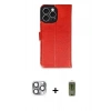 MARSİLYAN™- iPhone 16 Pro Max Kılıf Siluet Işık Serisi - Siyah Joko Magic 5D Hayalet Cam + Pers Alüminyum Kamera Lens - GI