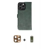 MARSİLYAN™- iPhone 16 Pro Max Kılıf Siluet Işık Serisi - Siyah Joko Magic 5D Hayalet Cam + Pers Alüminyum Kamera Lens - CLTM