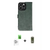 MARSİLYAN™- iPhone 16 Pro Max Kılıf Siluet Işık Serisi - Siyah Joko Magic 5D Hayalet Cam + Raze Metal Kamera Lens - BZ