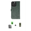 MARSİLYAN™- iPhone 16 Pro Max Kılıf Siluet Işık Serisi - Siyah Joko Magic 5D Hayalet Cam + Siyah Raze Metal Kamera Lens