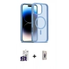 MARSİLYAN™- iPhone 16 Pro Max Kılıf Siluet Minimal Prime - Siyah Bilvis 3D Cam Ekran Koruyucu + Bilvis Titan Kamera Lens - TMGI