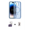 MARSİLYAN™- iPhone 16 Pro Max Kılıf Siluet Minimal Prime - Siyah Bilvis 3D Cam Ekran Koruyucu + Bilvis Titan Kamera Lens - GS