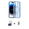 MARSİLYAN™- iPhone 16 Pro Max Kılıf Siluet Minimal Prime - Siyah Bilvis 3D Cam Ekran Koruyucu + Bilvis Titan Kamera Lens - SH